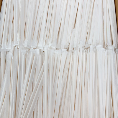  2000 ống hút giấy cao cấp Clean Paper Straw có bọc giấy- take away màu trắng (6mm x 197mm)