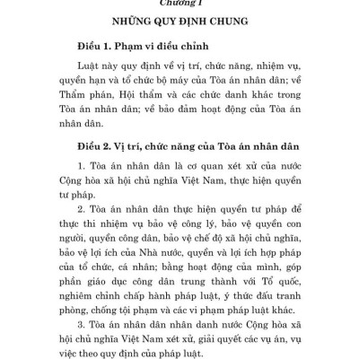 Luật Tổ chức Tòa án nhân dân năm 2024 (sửa đổi, bổ sung năm 2025)