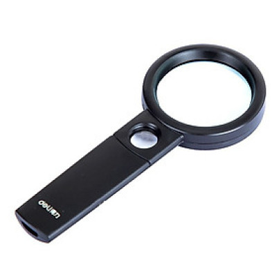 Kính lúp x3 Deli, Đen - E9091