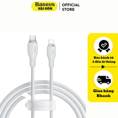 Cáp sạc nhanh Baseus Pudding Series Fast Charging Data Cable Type C to IP 20W - Hàng chính hãng