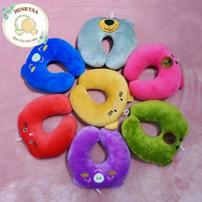 Gối Kê Cổ Chữ U hình thú  (Màu ngẫu nhiên)- Henrysa