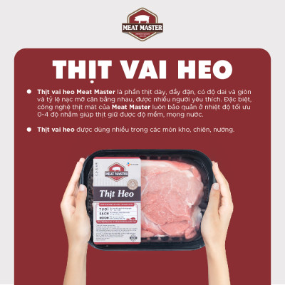 Thịt vai heo Meat Master ( 400G ) - Giao nhanh