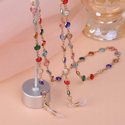 Chuỗi kính đeo gọng kính chống rơi rớt trơn trượt dây đeo đầy màu sắc thời trang nam và nữ