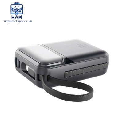 Sạc dự phòng hàng chính hãng WiWU Galaxy 10.000/20.000 mAh, 35W, cáp Type-C/L, màn hình