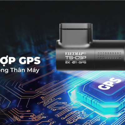 Camera VIETMAP TS-C9P GHI HÌNH 2K, HỖ TRỢ GPS, MÀN HÌNH 0.96 - HÀNG CHÍNH HÃNG