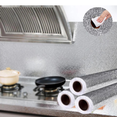 GIẤY BẠC DÁN TƯỜNG NHÀ BẾP CHỐNG THẤM DẦU, THẤM NƯỚC TIỆN DỤNG 3m x 60cm