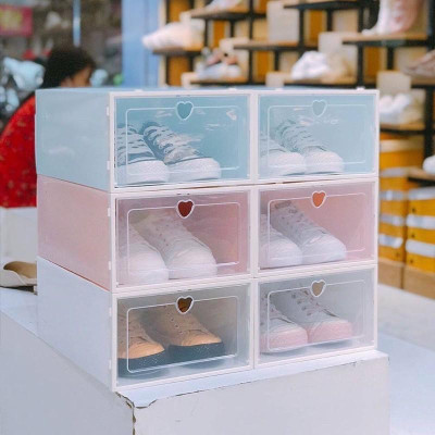 Hộp Đựng Giày Nắp Nhựa 