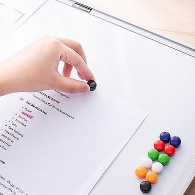 Bộ 2 Nam Châm Gắn Bảng 20mm - Deli 7824