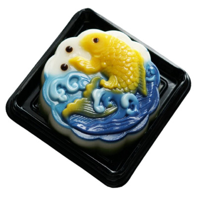 Khuôn silicon làm bánh, rau câu, khuôn trung thu, ép xôi cá chép vượt vũ môn - Loại 7 cm - Mã số 1005