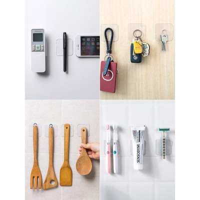 03 Miếng Dán 3M Siêu Dính, Băng Keo 2 Mặt Dán Tường Tiện Lợi, Trong Suốt, Đa Năng 6x6cm, Dễ Dàng Sử Dụng Trong Gia Đình - TakyHome 6000set3