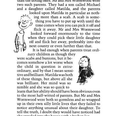 Matilda (Roald Dahl, Illustrated by Quentin Blake)