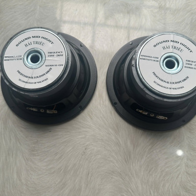 CỦ LOA BASS RỜI 16 HÀNG CHÍNH HÃNG HẢI TRIỀU COIL 38 TỪ 100 MÀN ĐEN (GIÁ 1 CÁI)