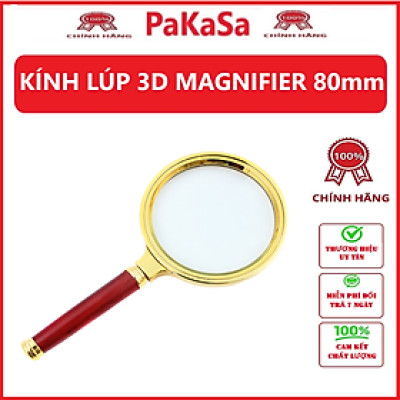 KÍNH LÚP 3D MAGNIFIER 80mm - Hàng Chính Hãng