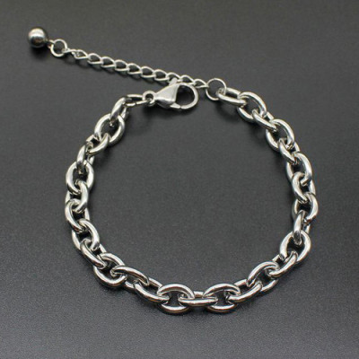 Lắc tay nam inox thời trang phong cách Hàn Quốc LT06