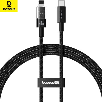Cáp sạc nhanh và truyền dữ liệu Type C to iP 20W Baseus Gem Charging Cable - Hàng chính hãng