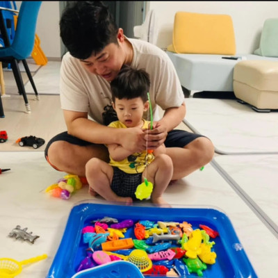 Bộ Đồ Chơi Câu Cá Cho Bé Kèm Rổ- Giao ngẫu nhiên