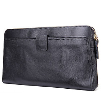 Ví cầm tay nam DA BÒ THẬT  - BEE GEE VNA9028