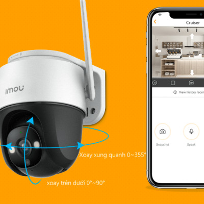 CAMERA IMOU PT 2MP IPC-S21FP CHÍNH HÃNG TÍCH HỢP MIC HÀNG CHÍNH HÃNG