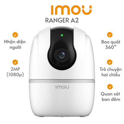 Camera WIFI trong nhà quay quét 2.0MP Imou IPC-A22EP-G-V3 - Hàng chính hãng