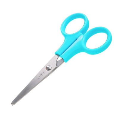 Kéo Học Sinh Deli 6022 - Màu Xanh