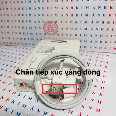 Dây sạc Ham mer chân L loại 6IC (MAIN 6 HẠT) 2A, Mã GZSP, Kim Ánh bảo hành hàng chính hãng 12 tháng