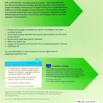 Cambridge Global English Workbook 4 With Digital Access (1 Year)