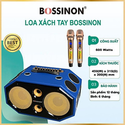 loa kéo xách tay Bossinon N2299K công suất 600w - Hàng chính Hãng