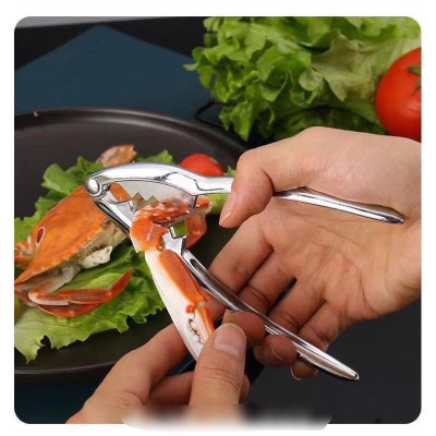  Kẹp  tách hải sản cua ghẹ , tách vỏ các loại hạt bằng inox không gỉ , phụ kiện nhà bếp đa năng 