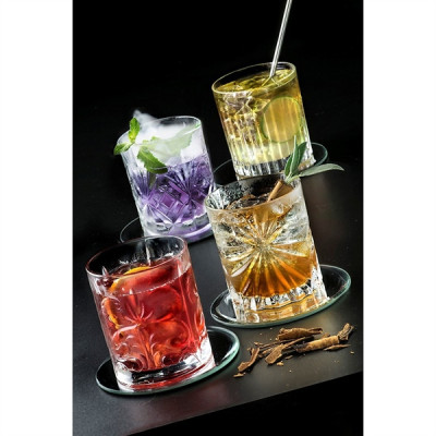 Bộ 4 Ly Thuỷ Tinh Pha Lê Ý RCR - Mixology Set DOF Tumbler