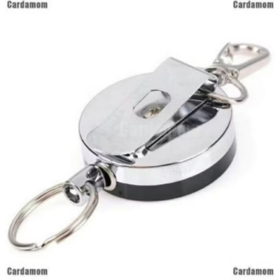 1 CÁI MÓC KHÓA ĐEO THẺ MÓC BÓP VÍ CÓ DÂY RÚT KÉO AN TOÀN THUẬN TIỆN CHO MỌI NGƯỜI 