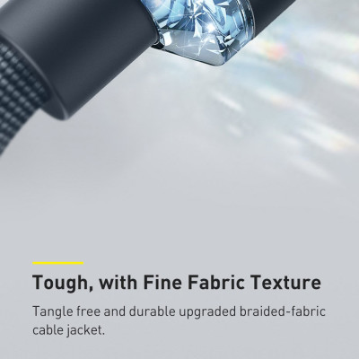 Cáp sạc nhanh và truyền dữ liệu Ba-se-us PD 20W, Ba-se-us Crystal Shine Series Fast Charging Data Cable C to iP 20W - Hàng chính hãng