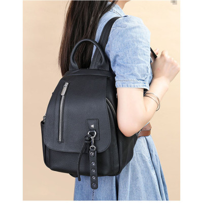 Balo nữ - Tui đeo chéo vai nữ BHM005 da bò thật