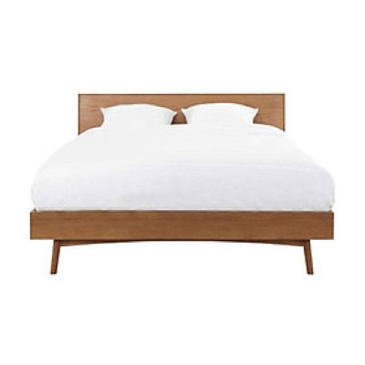 Giường pano đôi Portobello phong cách Vintage gỗ tự nhiên