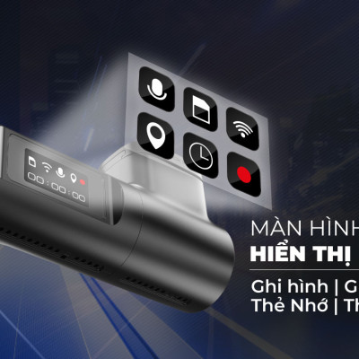 Camera VIETMAP TS-C9P GHI HÌNH 2K, HỖ TRỢ GPS, MÀN HÌNH 0.96 - HÀNG CHÍNH HÃNG