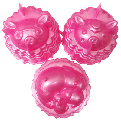 Bộ 10 khuôn rau câu trung thu - Khuôn hồng loại 10 cm - Mã số 1042