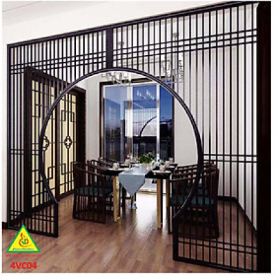 Vách ngăn cổng , vách ngăn phòng khách , vách ngăn phòng khách hiện đại 4VC04 - Nội thất lắp ráp Viễn Đông Adv