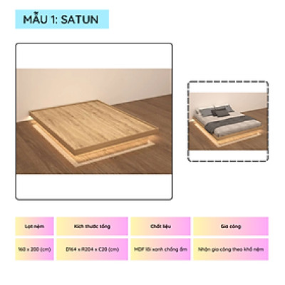 Giường bay độc đáo đa dạng mẫu thương hiệu SMLIFE