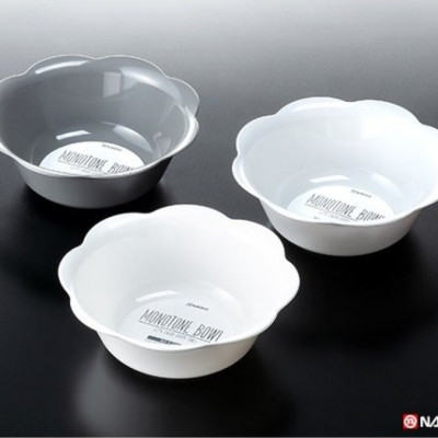 Tô nhựa Nakaya Monotone Plate size Ø205mm (Giao màu ngẫu nhiên) - Hàng nội địa Nhật Bản nhập khẩu chính hãng