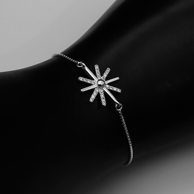 Lắc Tay Nữ Bạc Hiểu Minh LTU295 hậu duệ mặt trời bạc ý