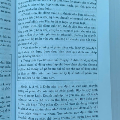 Bình luận Luật Các tổ chức tín dụng năm 2024