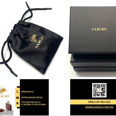 Ví Nam Polka Da Bò Full Grain, Size Lớn, Thiết Kế Cổ Điển, Đơn Giản - Mỏng Nhẹ, Dáng Ngang - Gập 2, Ngăn Đựng Tiền Có Khóa Kéo, Nhiều Ngăn Để Giấy Tờ Tiện Dụng