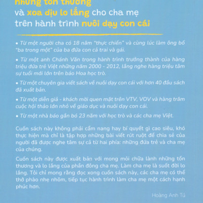 Cha Mẹ Khờ Ôn Con Khôn (Chúng Ta Không Cần Làm Cha Mẹ Hoàn Hảo Mới Dạy Được Con Mình) - Hoàng Anh Tú