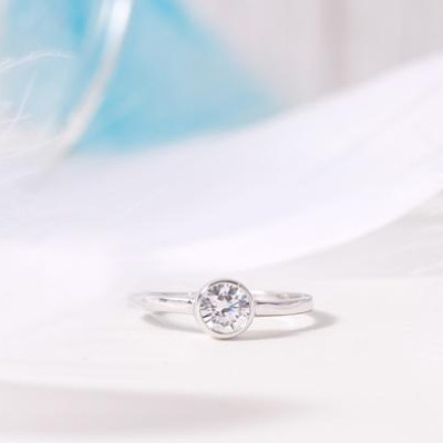 Nhẫn bạc S925 đá CZ cao cấp minimalist Gix Jewel N24