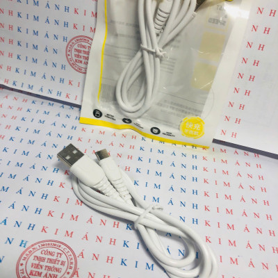 Dây sạc 3A LI-TOP LX33 chân Type C (Túi), dòng điện 3A, Kim Ánh cho dùng thử 30 ngày, hàng chính hãng