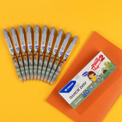 Bút Gel Quick Dry 0.5 - Thiên Long GEL-040/KM - Mực Đen