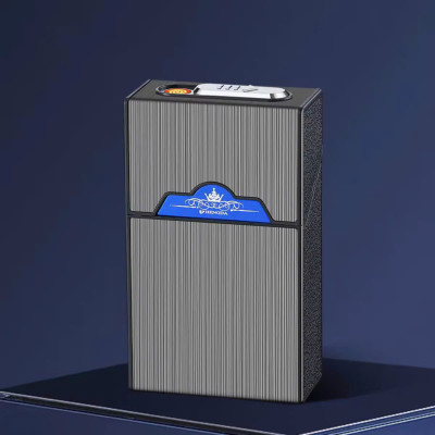 Hộp Đựng Bao thốc Kèm Bật Lửa Sạc Điện Hồng Ngoại Loại Xịn – Sang Trọng, Độc Đáo, Tiện Lợi