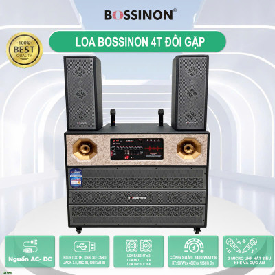 Loa tủ công suất lớn thương hiệu Bossinon G15K6- công suất 2.400w - Hàng chính Hãng