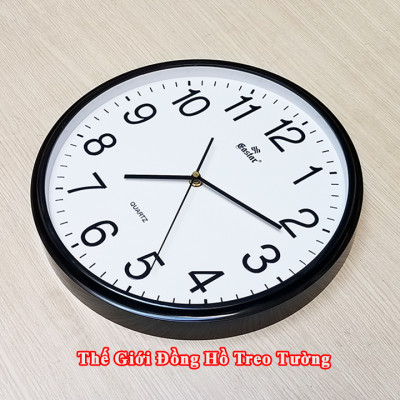 Đồng Hồ Treo Tường Cao Cấp KIM TRÔI EASTAR – Số Nổi 3D – Tặng Pin MAXELL – BH 1 Năm