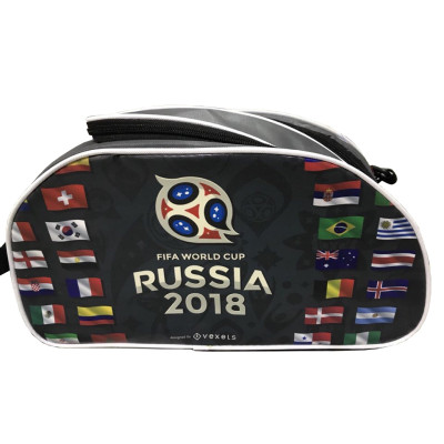 Túi đựng giày thể thao 2 ngăn 3D World Cup 2018 - Màu Ngẫu Nhiên