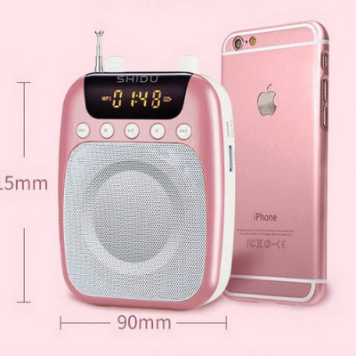 Loa kèm Mic trợ giảng Shidu mini chuyên nghiệp (bản ko dây) - Hàng nhập khẩu